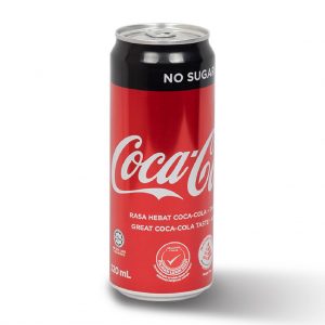 Cocacola  Zero Coke Can Soft drinks 330 ml