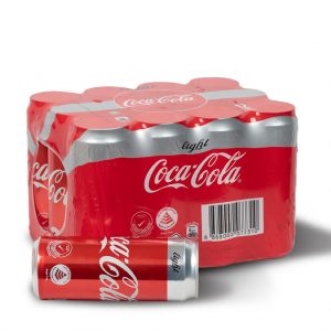 Cocacola  Light Coke Can Soft drinks   330 ml (24 pieces/Full Case) - Image 2