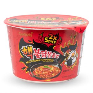 Samyang Noodles Ramen Chicken Hot & 2X  Spicy Red  Big Bowl
