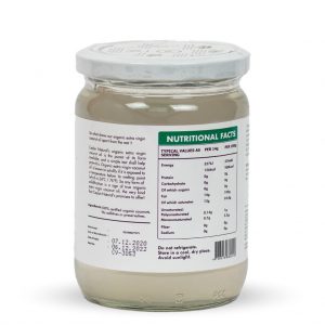 Ceylon Organic Extra Virgin Coconut Oil 500 ml