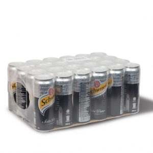 Schweppes Soda Water Can  330 ml (24 pieces/Full Case)
