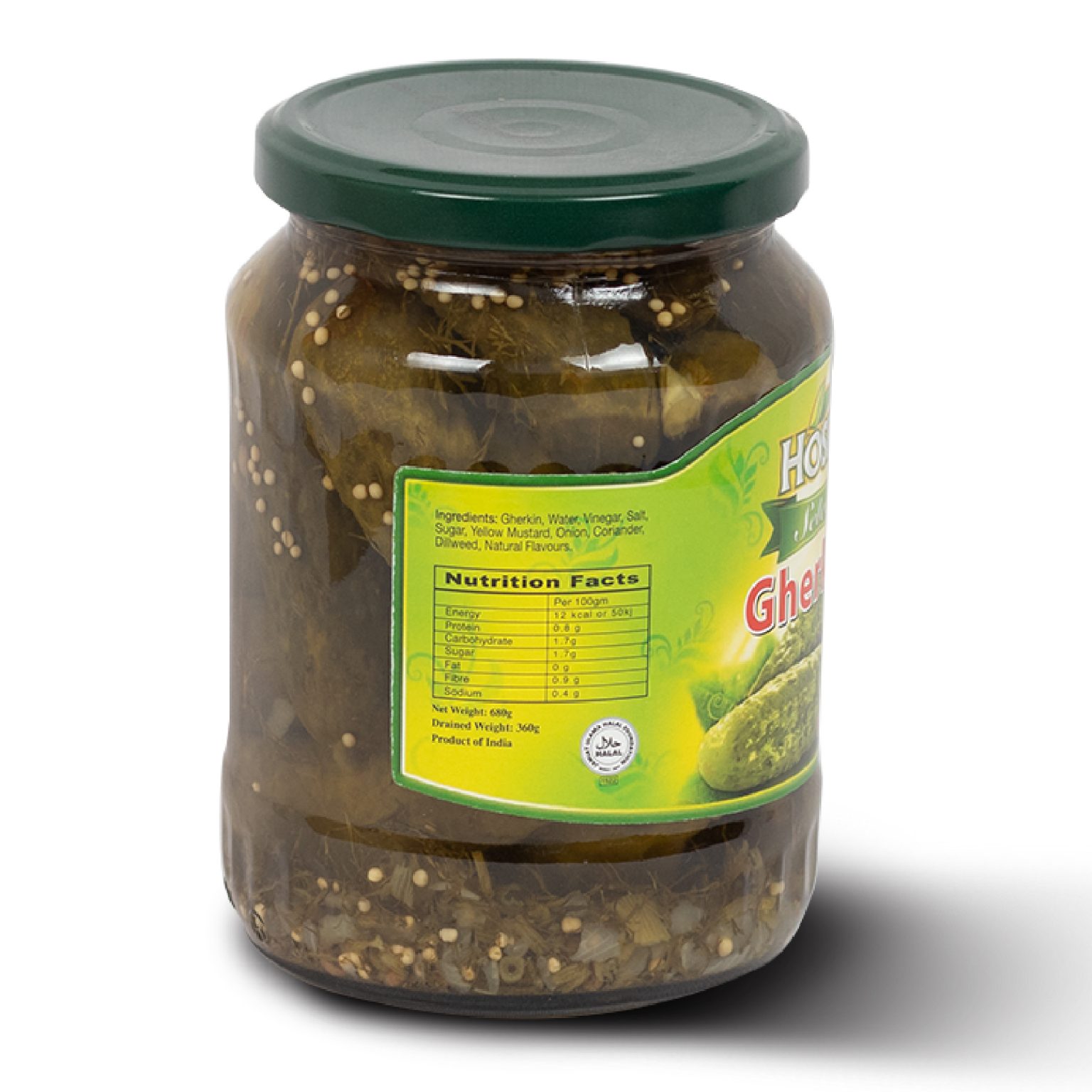 Hosen Pickle Gherkins Cucumber 670gm Mawola Traders