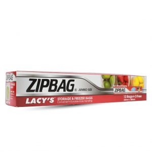 Lacys Zip Bag Storage Jumbo 12 Bag