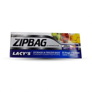 Lacys Zip Bag Storage Sandwich  50 Bag