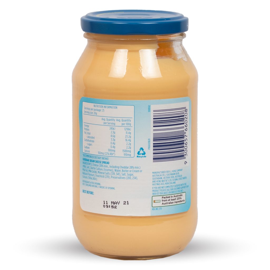 Kraft Cream Spread Cheddar Cheese 500gm Mawola Traders