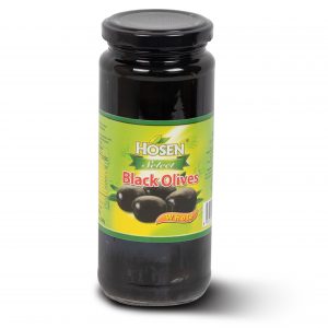 Hosen Pickle Black Olive Whole 350g