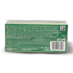 Twinings Green Tea Earl Grey – 40gm (25 bags)