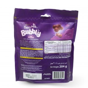 Dairy Milk Chocolate Bubbly  204g