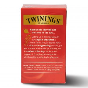 Twinings Tea  English Breakfast 100gm (50 Tea bags)
