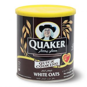 Quaker Quick Cooking White Oats 500g