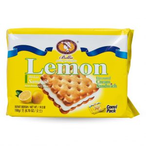 Bellie Lemon Flavored Cream Sandwich 190g