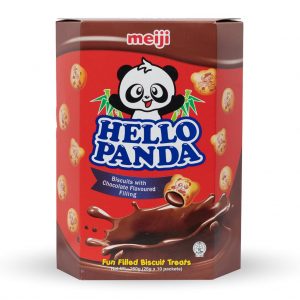 Meiji Hello Panda Biscuit with Chocolate Filling 260g