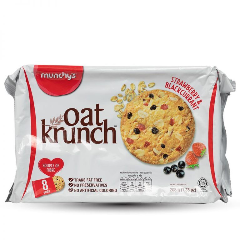 Munchy's Oat Krunch Strawberry & Blackcurrant 208g Mawola Traders