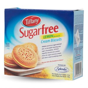 Tiffany Sugar Free Lemon Flavored Cream Biscuit 162g