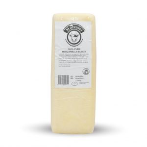 Mozzalet Cheese Mozzarella Pure Block  2.414 Kg