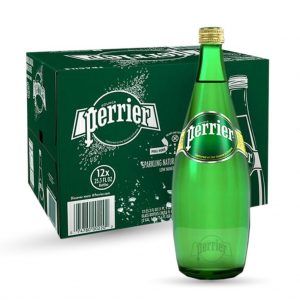 Perrier Water Glass Bottle 750 ml (12 Pieces Pack)