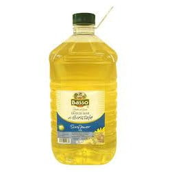 Basso Oil Fortified Sunflower Oil (Italy) 5Ltr