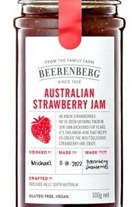 Beerenberg Australian Strawberry Jam 300g