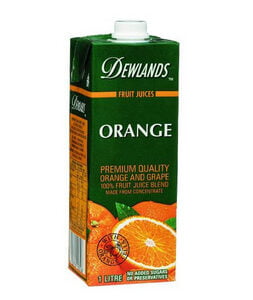 Dewlands Orange Juice 1Ltr