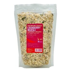 Dr Gram Organic Muesli Cranberry 400gm