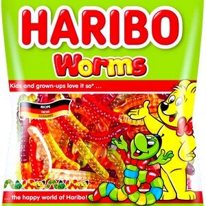 Haribo Worms soft Candy 80g