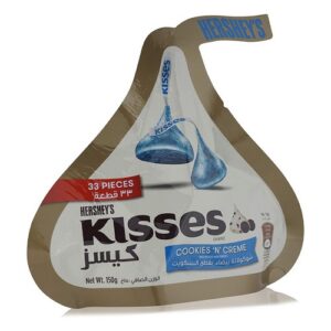 Hershey’s Kisses Cookies N Creme Chocolate 150g