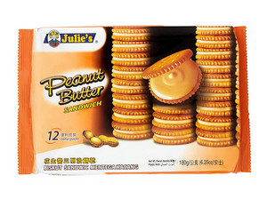 Julies Peanut Butter Sandwich 180g