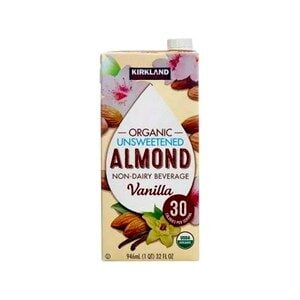 Kirkland Organic Almond Milk Unsweetened Vanilla 946ml