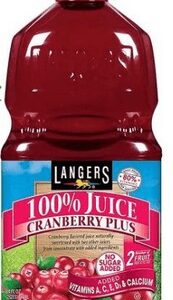 Langers Organic Cranberry 100% Juice 1.89Liter