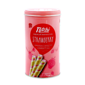 Nitchi Strawberry Wafer Rolls 330gm