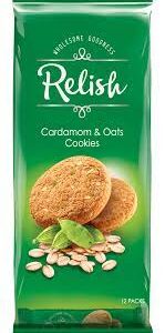 Relish Cardamom & OATS Cookies (12 pack) 504g