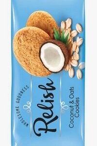 Relish Coconut & OATS Cookies (12 pack) 504GM