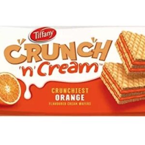 Tiffany Crunch & Cream Wafers Orange 153gm