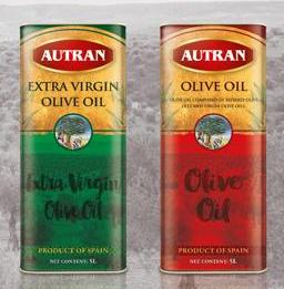 AUTRAN EXTRA VIRGIN OLIVE OIL TIN (A) 5 LTR