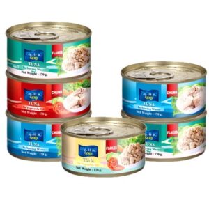 PACIFIC GOLD TUNA FLAKES IN SPRING WATER 165G