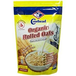Cowhead Organic Rolled Oats- 500Gm
